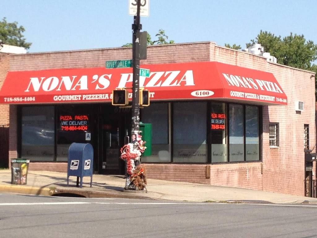 Nonas Pizza | restaurant | 6100 Riverdale Ave, Bronx, NY 10471, USA | 7188844404 OR +1 718-884-4404