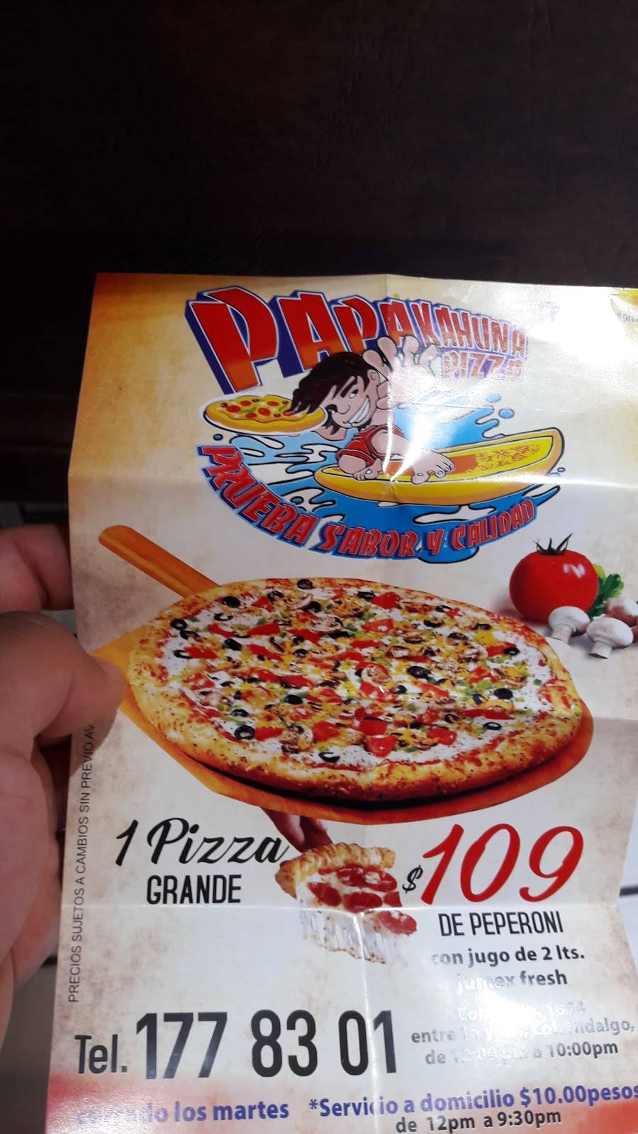 Papa Kahuna Pizza | restaurant | Prolongacion Calzada Cortez 1854, Hidalgo, 22890 Ensenada, B.C., Mexico | 016461778301 OR +52 646 177 8301