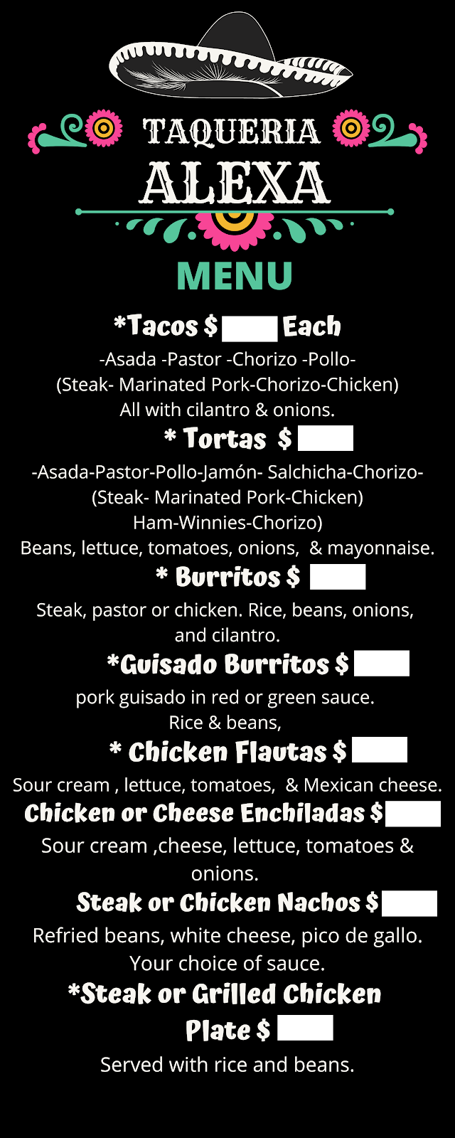 Taqueria Alexa | restaurant | 704 W 23rd St, Tulsa, OK 74107, USA | 9182842940 OR +1 918-284-2940