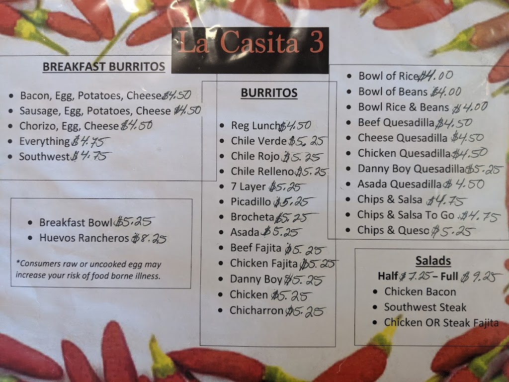 La Casita 3 | restaurant | 308 East St #54, Texhoma, OK 73949, USA | 5804231212 OR +1 580-423-1212