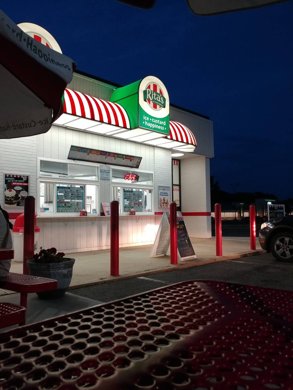 Ritas Italian Ice & Frozen Custard | restaurant | 223 Brierhill Dr, Bel Air, MD 21015, USA | 4107763187 OR +1 410-776-3187