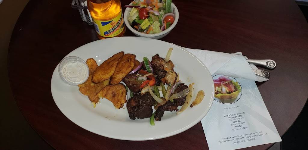 Oasis Caribbean Cuisine | restaurant | 487 Washington St, Norwood, MA 02062, USA | 7813520061 OR +1 781-352-0061