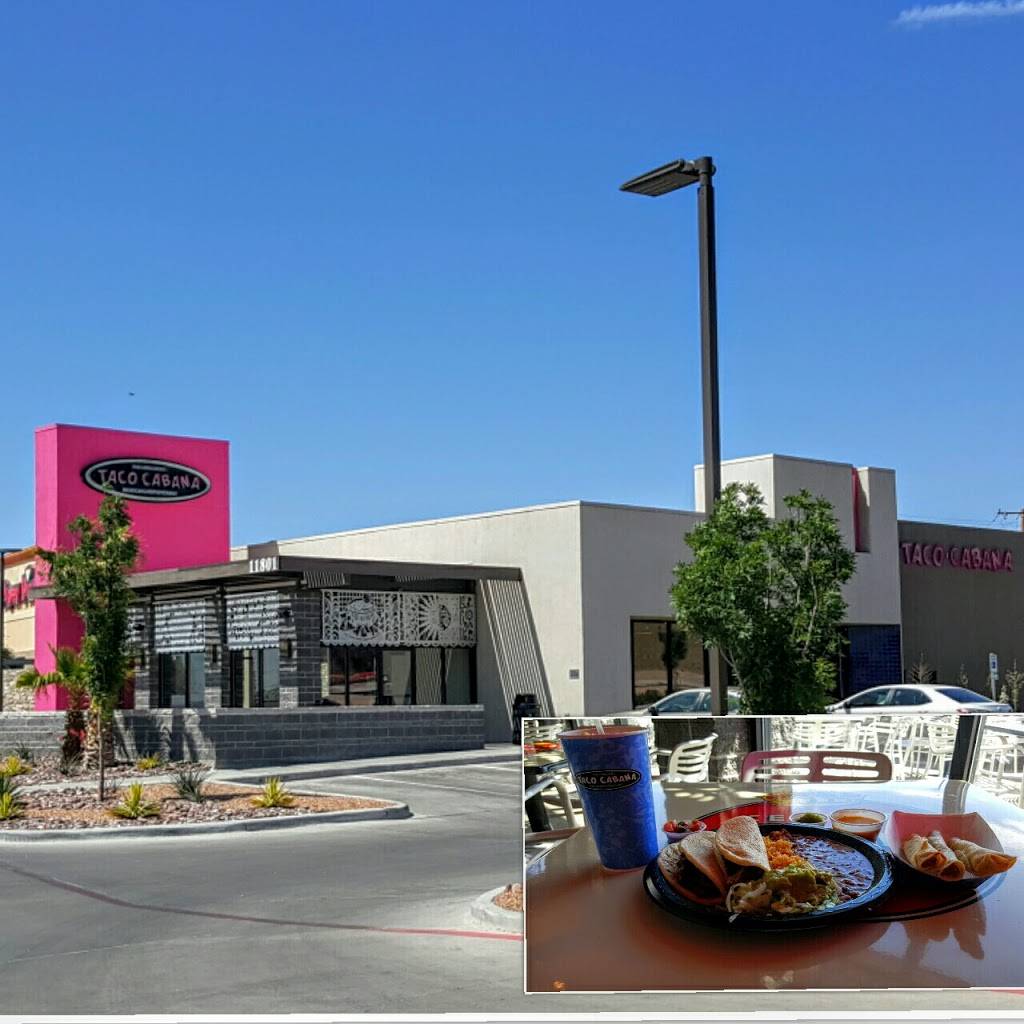 Taco Cabana | restaurant | 11801 Gateway Blvd W, El Paso, TX 79936, USA | 9155956608 OR +1 915-595-6608