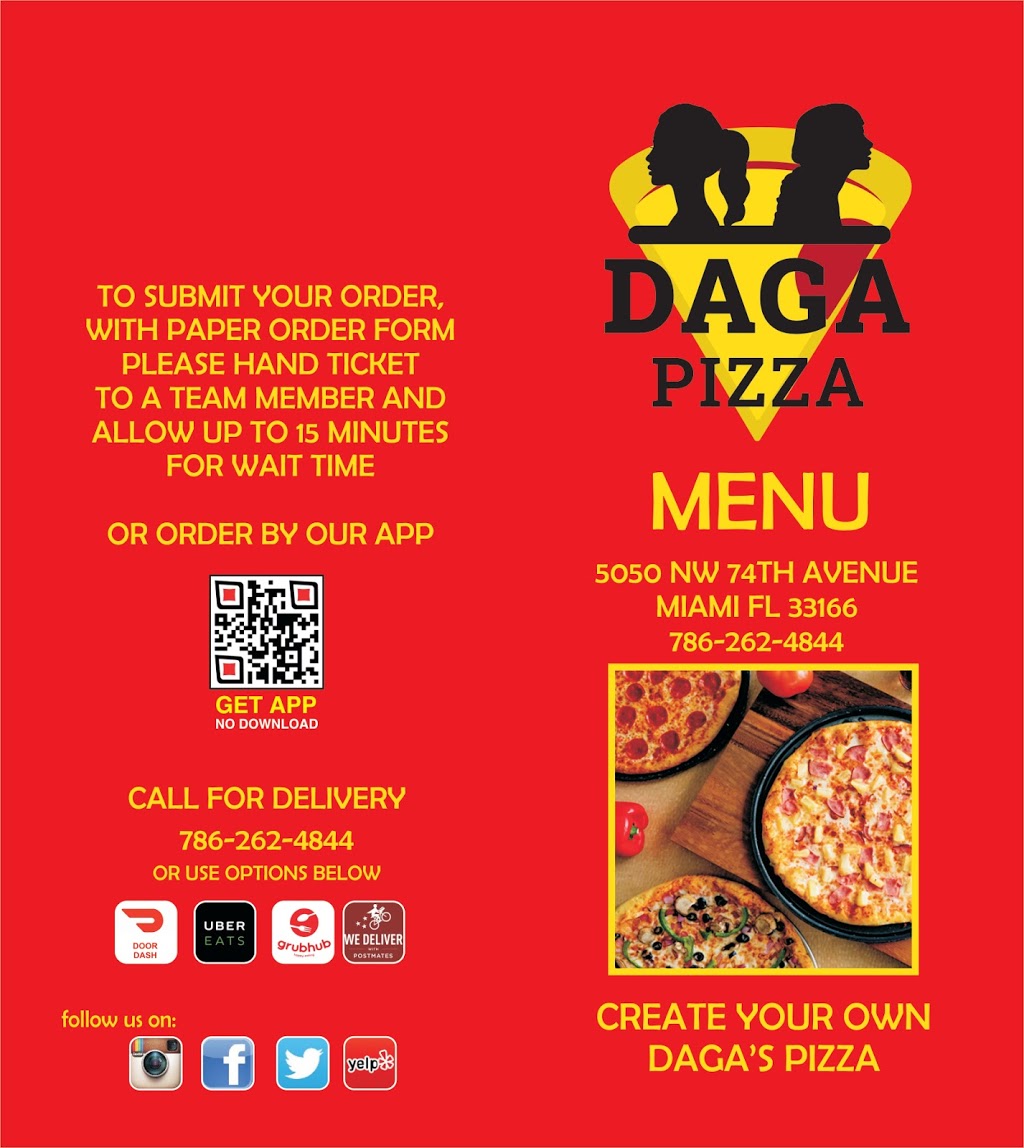 Daga Pizza | restaurant | 5050 NW 74th Ave suite 104, Miami, FL 33166, USA | 7862624844 OR +1 786-262-4844