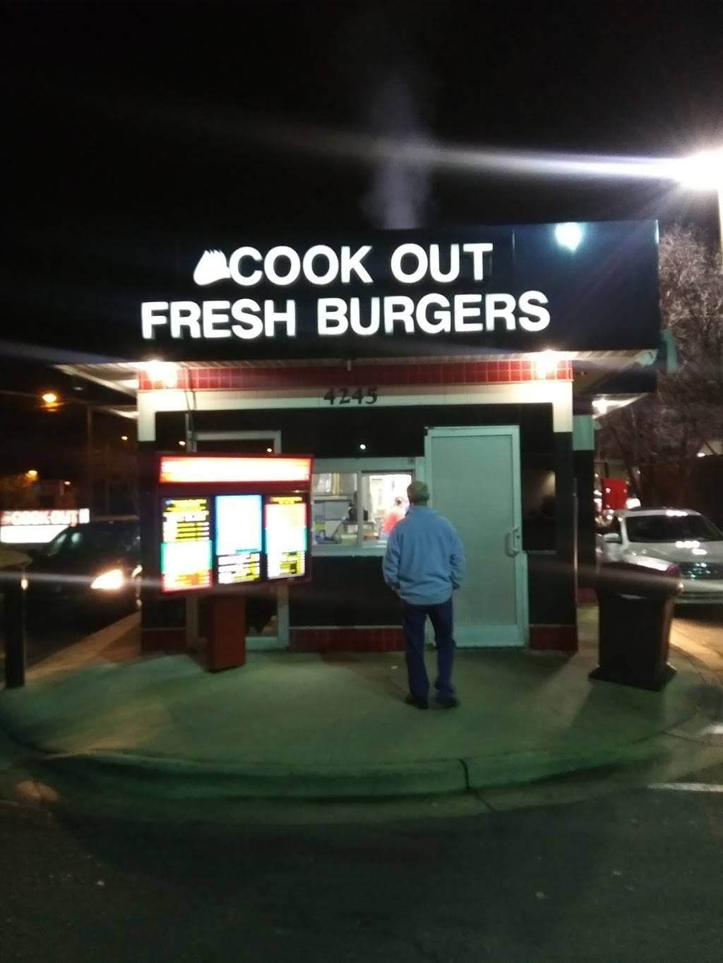 Cook Out | restaurant | 4245 N Roxboro St, Durham, NC 27705, USA | 8665470011 OR +1 866-547-0011