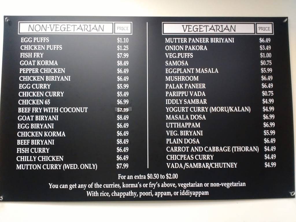 Taste of Kerala Cafe | restaurant | 5850 Mayfield Rd, Mayfield Heights, OH 44124, USA | 4406834793 OR +1 440-683-4793