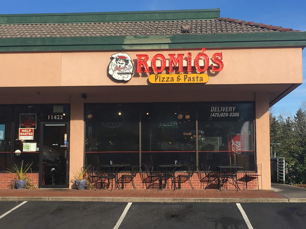Romios Pizza & Pasta | meal delivery | 11422 NE 124th St, Kirkland, WA 98034, USA | 4258203300 OR +1 425-820-3300