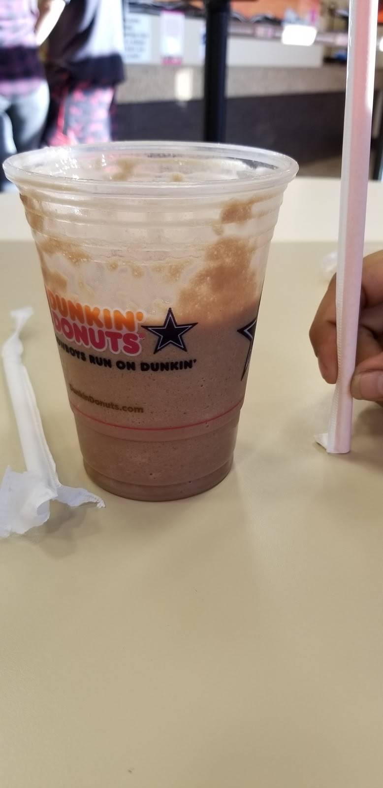 Dunkin | cafe | 1510 W Main St, Lewisville, TX 75067, USA | 2142225436 OR +1 214-222-5436