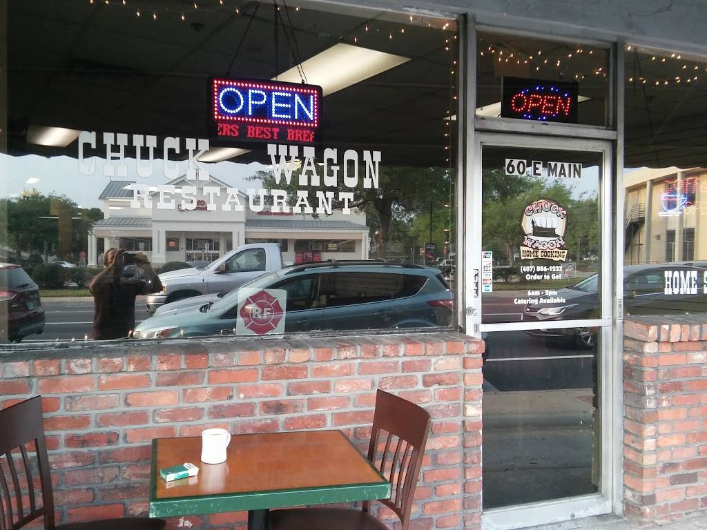 Chuck Wagon Home Cooking | restaurant | 60 E Main St, Apopka, FL 32703, USA | 4078861233 OR +1 407-886-1233