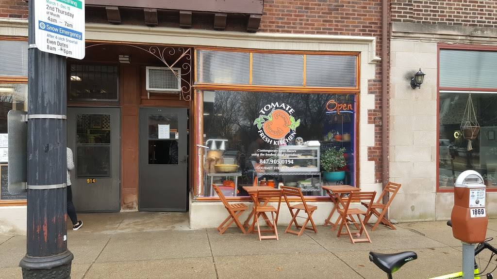 Tomate Fresh Kitchen | restaurant | 914 Noyes St, Evanston, IL 60201, USA | 8479050194 OR +1 847-905-0194