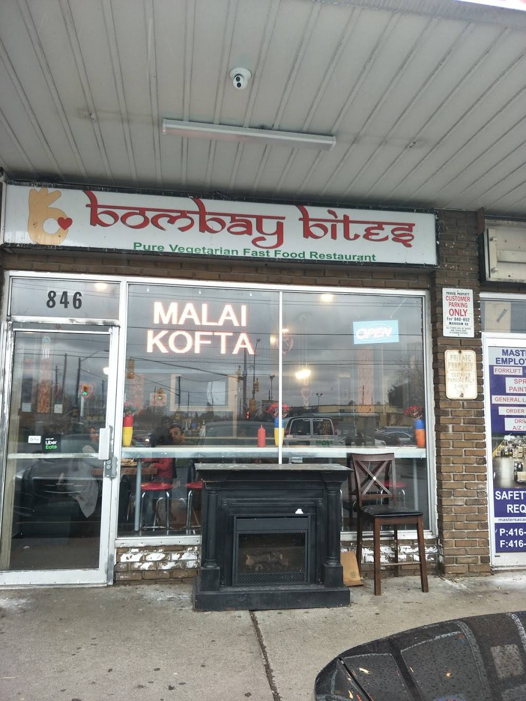Bombay Bites | restaurant | 846 Markham Rd, Scarborough, ON M1H 2Y2, Canada | 4167928446 OR +1 416-792-8446