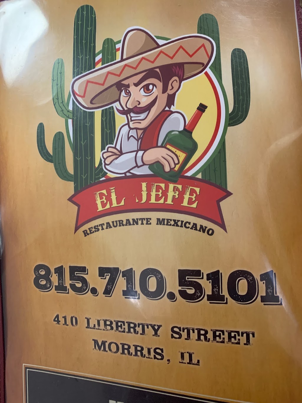 El Jefe Restaurante Mexicano | restaurant | 410 Liberty St, Morris, IL 60450, USA | 8157105101 OR +1 815-710-5101