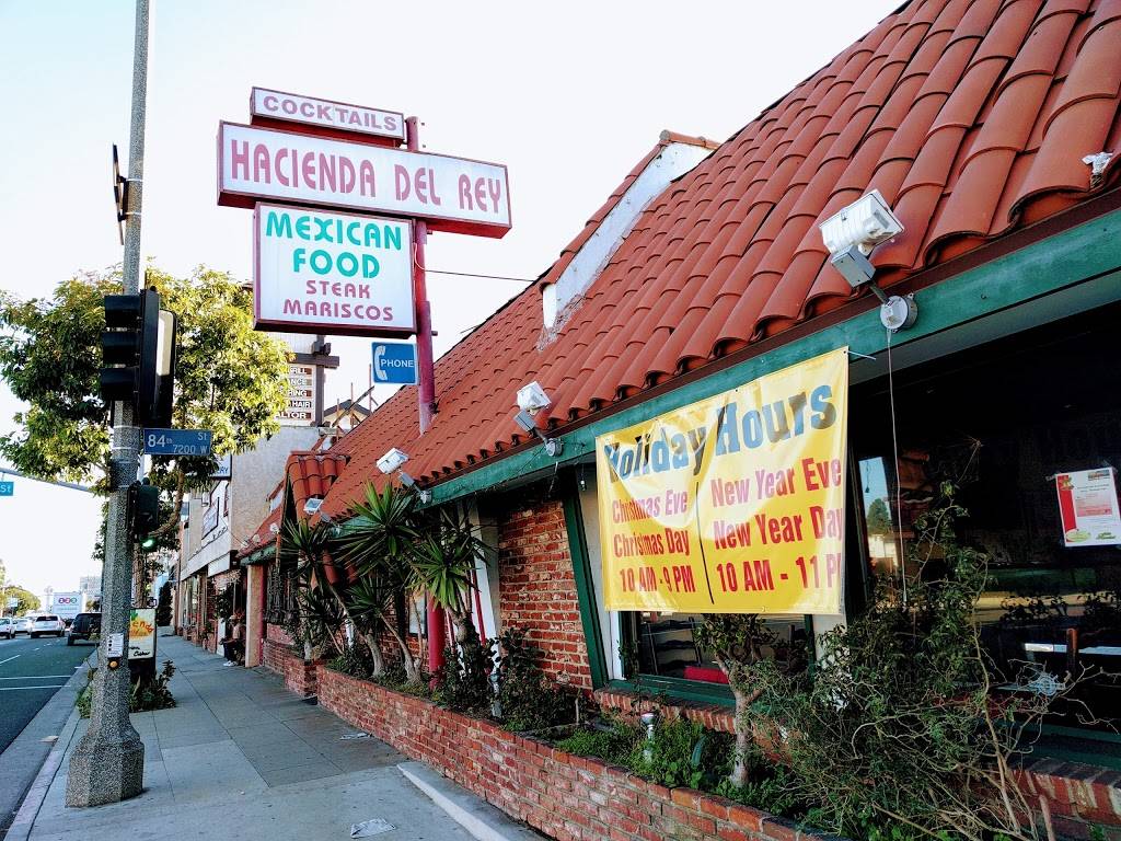 Hacienda Del Rey | restaurant | 8347 Lincoln Blvd, Los Angeles, CA 90045, USA | 3106708588 OR +1 310-670-8588