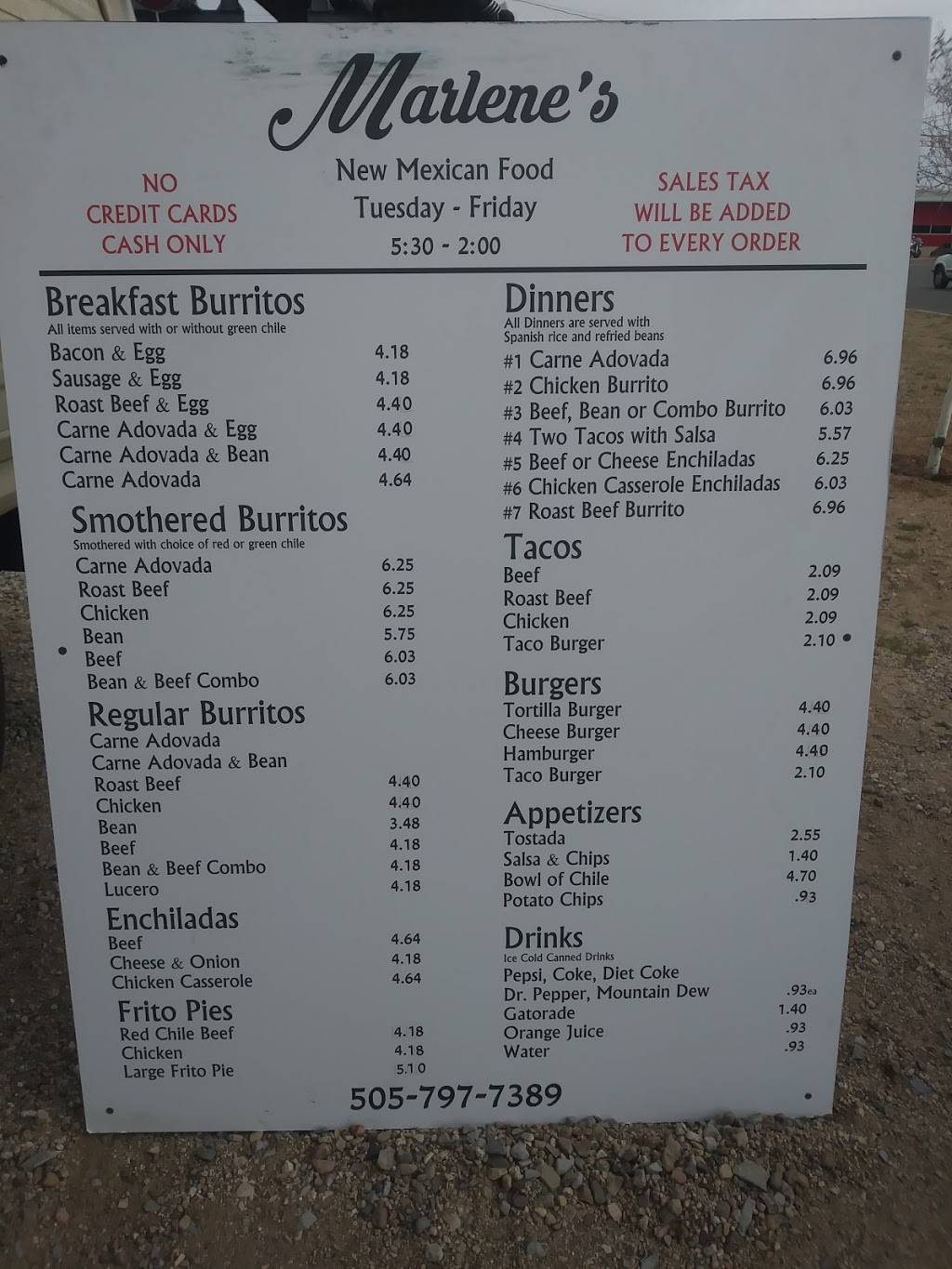 Marlenes New Mexican Food | restaurant | 4750 Alameda Blvd NE, Albuquerque, NM 87113, USA | 5057977389 OR +1 505-797-7389