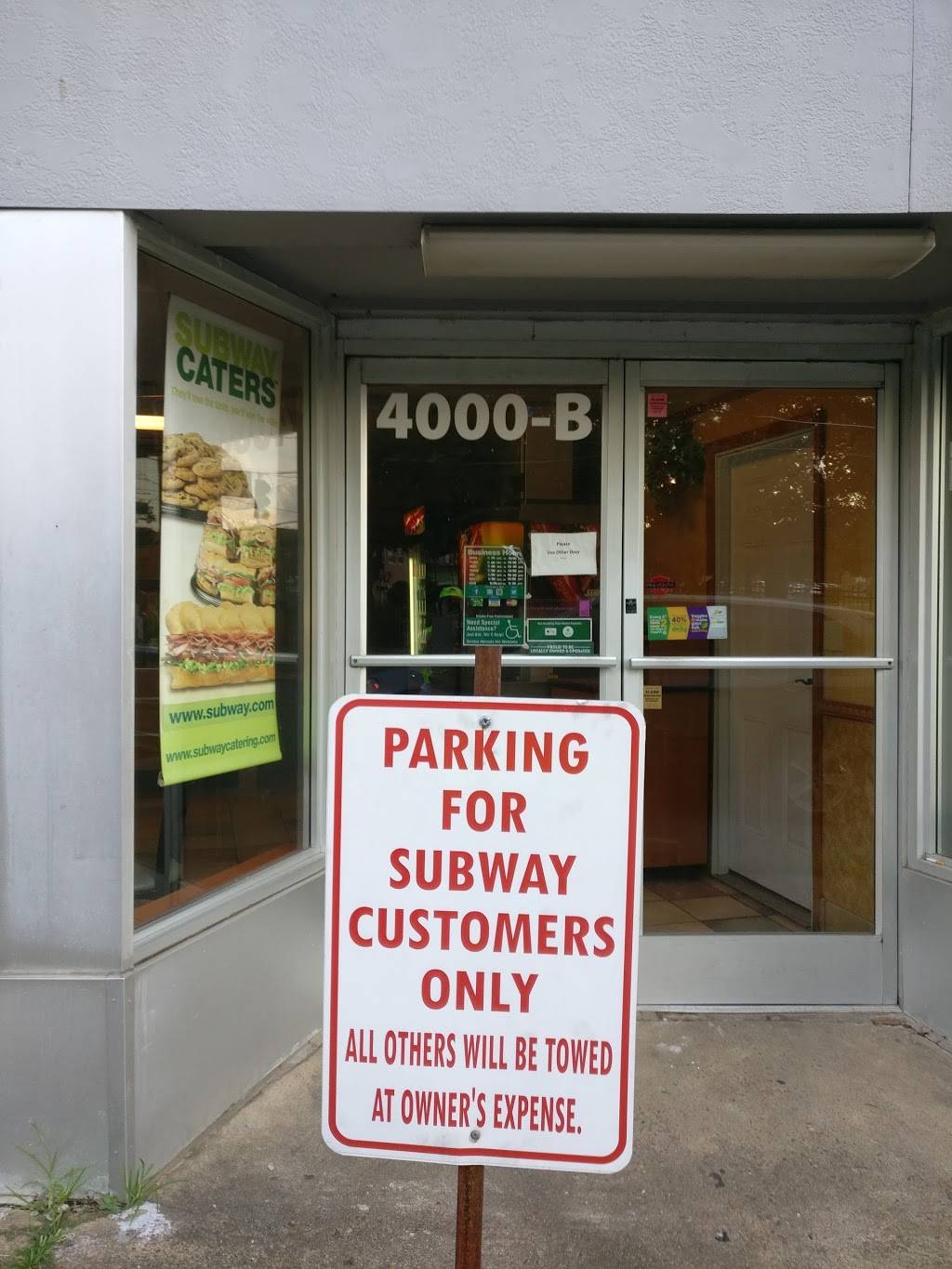 Subway | restaurant | 4000 Granny White Pike, Nashville, TN 37204, USA | 6157505711 OR +1 615-750-5711