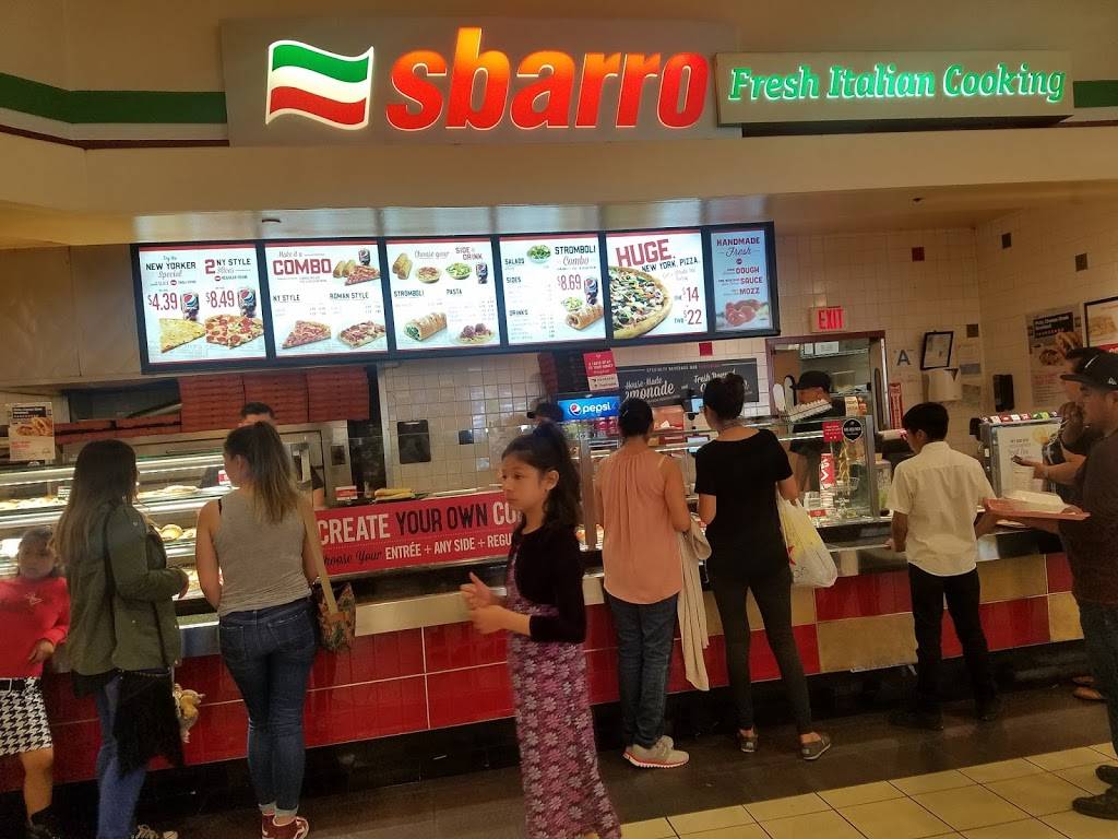 Sbarro | restaurant | 1608 Montebello Town Center, Montebello, CA 90640, USA | 3237268430 OR +1 323-726-8430