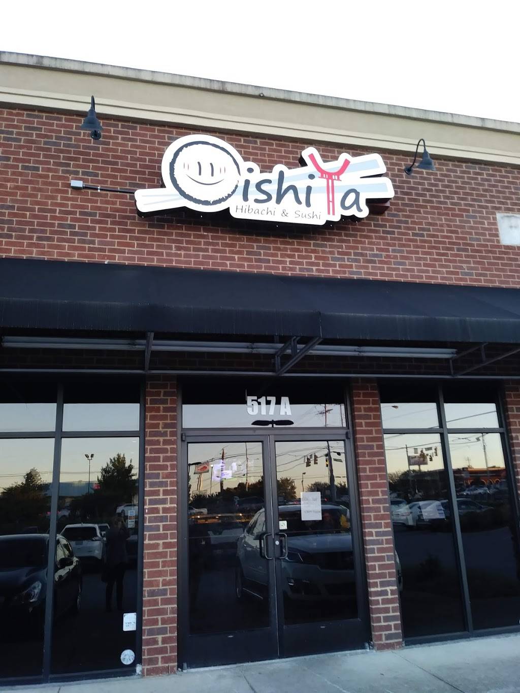 Oishiya hibachi & sushi | restaurant | 517 Cason Ln suite a, Murfreesboro, TN 37128, USA | 6159627495 OR +1 615-962-7495