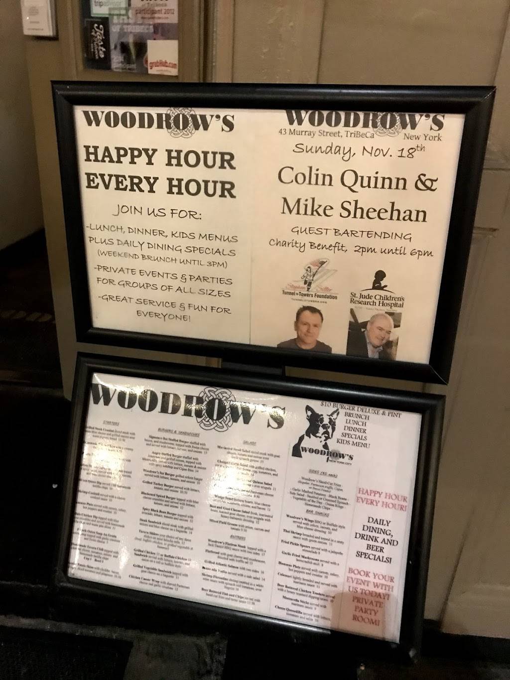 Woodrows | restaurant | 43 Murray Street, New York, NY 10007, USA | 2126760300 OR +1 212-676-0300