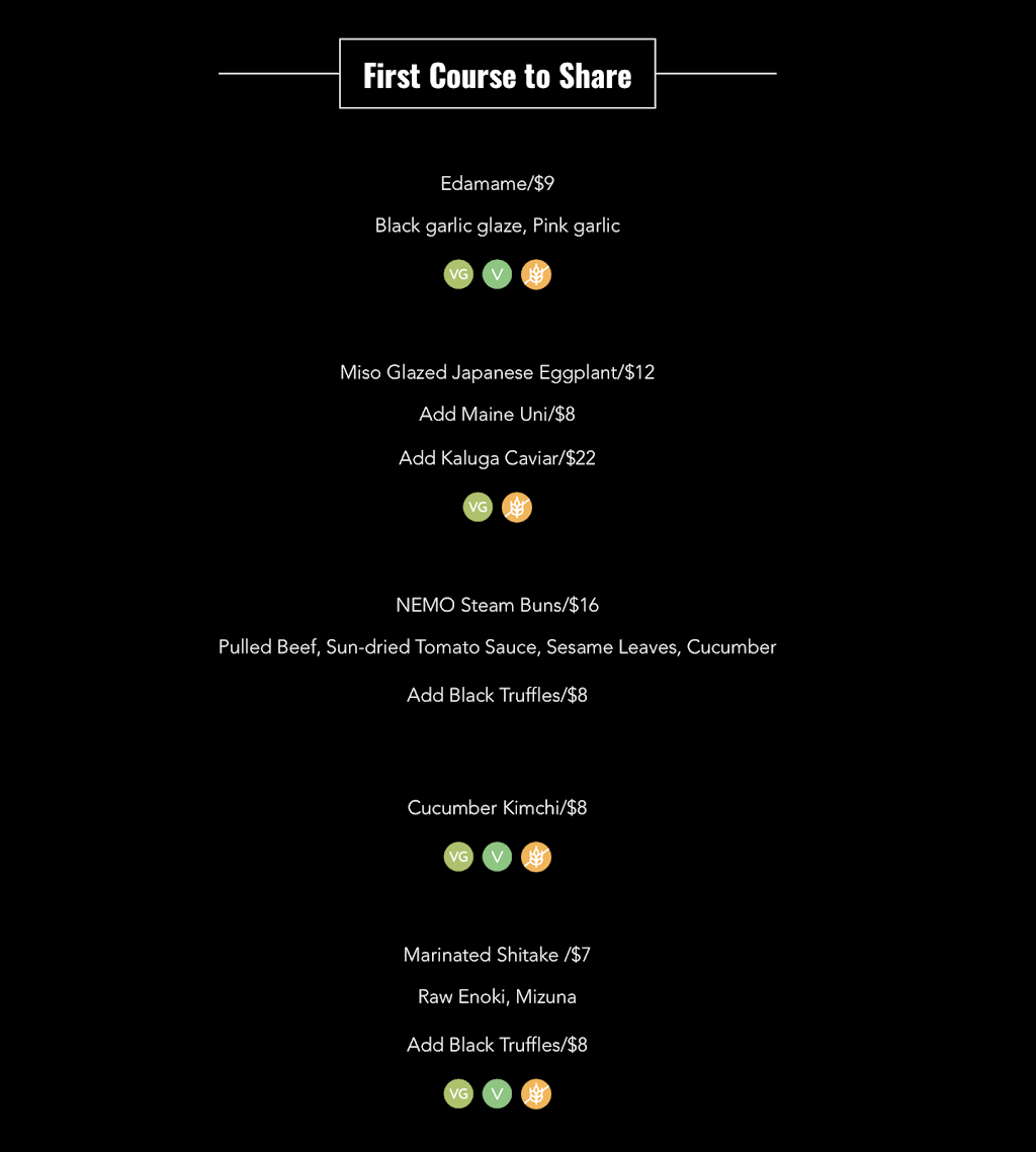 Nemo Fusion | restaurant | 3068 Brighton 3rd St, Brooklyn, NY 11235, USA | 7185505454 OR +1 718-550-5454