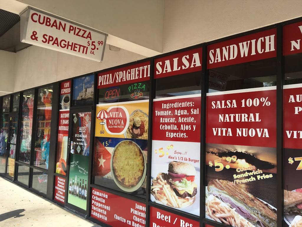 2 Alexs | restaurant | 7049 W Waters Ave, Tampa, FL 33634, USA | 8134434668 OR +1 813-443-4668