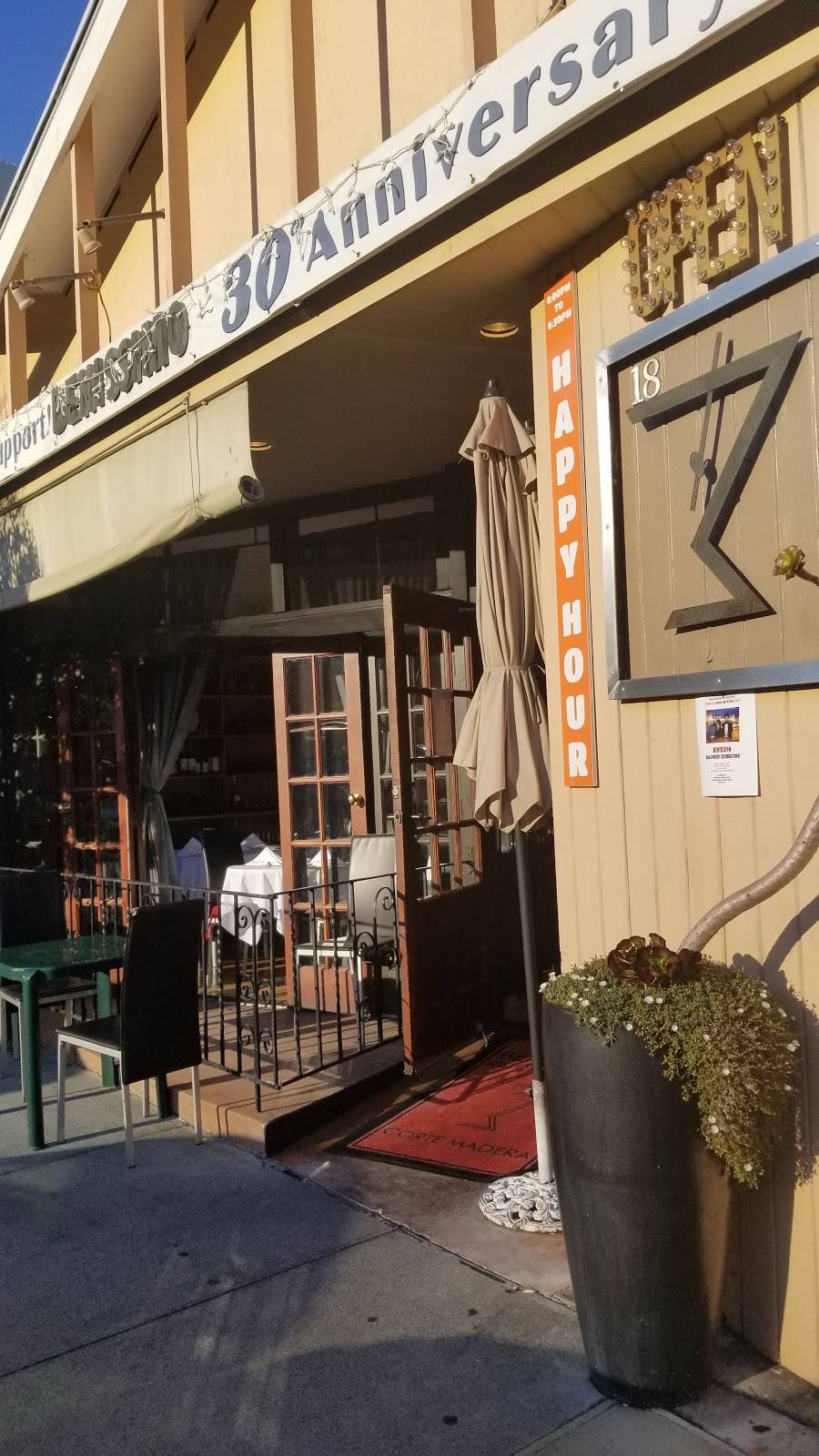 Benissimo Restaurant & Bar | restaurant | 18 Tamalpais Dr, Corte Madera, CA 94925, USA | 4159272316 OR +1 415-927-2316