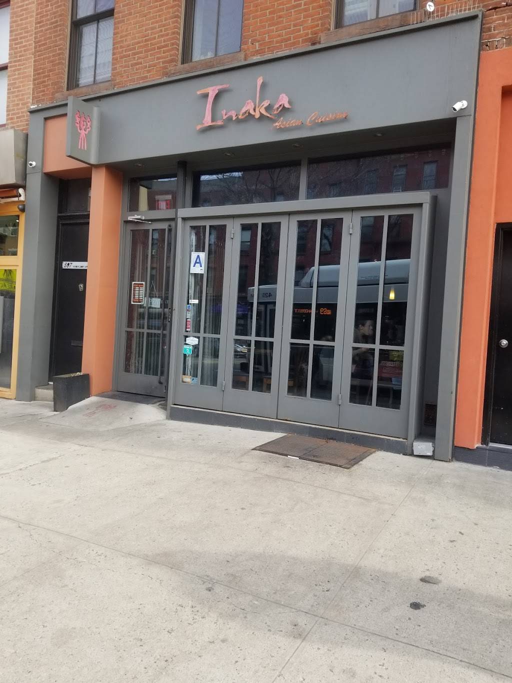 Inaka Asian Cuisine | restaurant | 597 Vanderbilt Ave, Brooklyn, NY 11238, USA | 7183988168 OR +1 718-398-8168