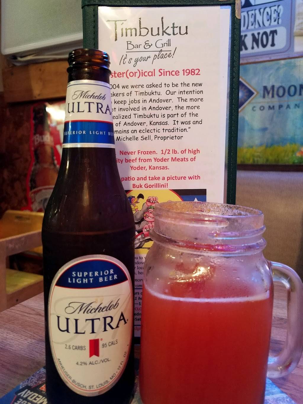 Timbuktu Bar & Grill | restaurant | 1251 N Andover Rd, Andover, KS 67002, USA | 3167335630 OR +1 316-733-5630