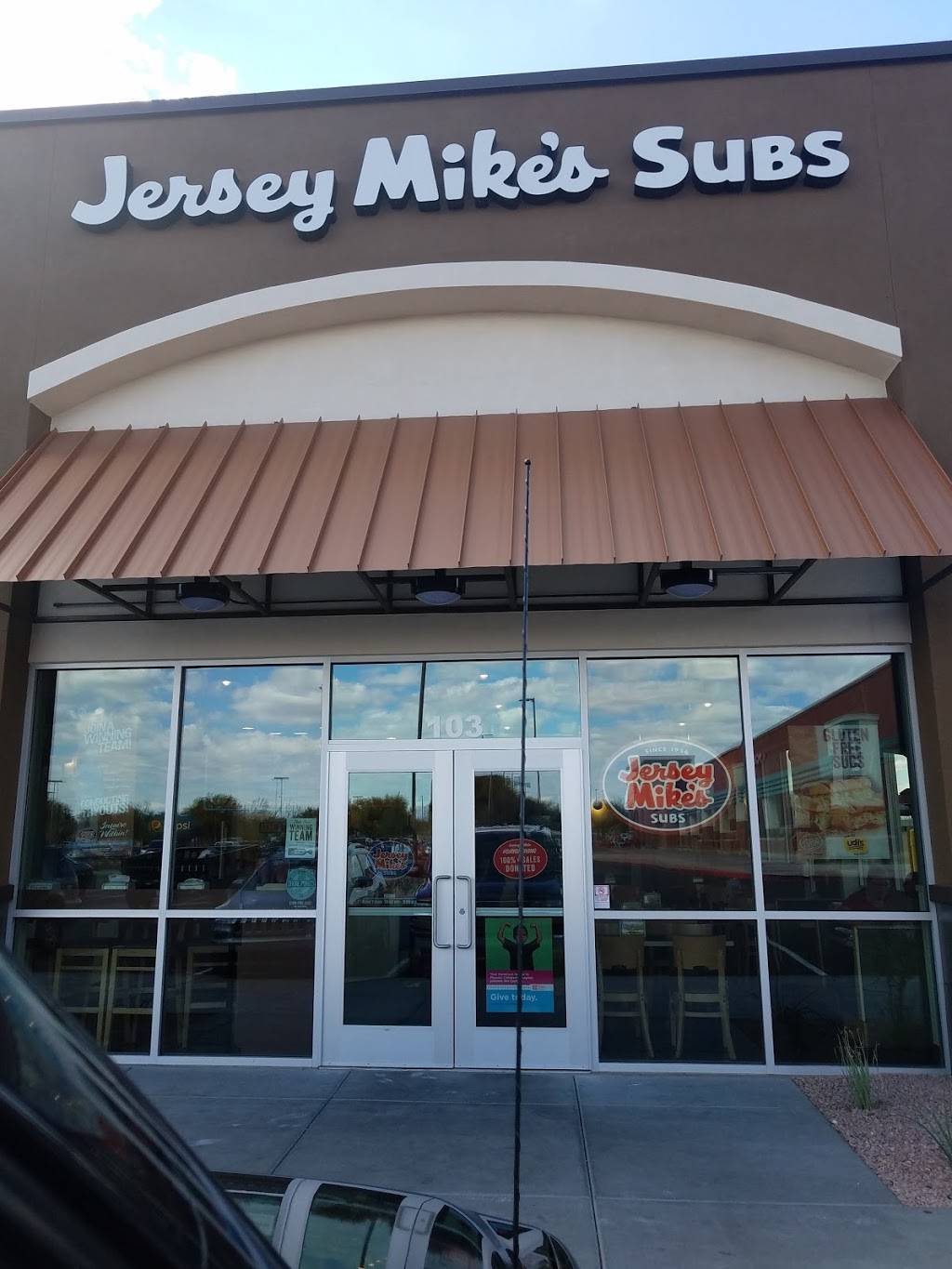 Jersey Mikes Subs | restaurant | 2119 N Power Rd Suite 103, Mesa, AZ 85215, USA | 4803961188 OR +1 480-396-1188