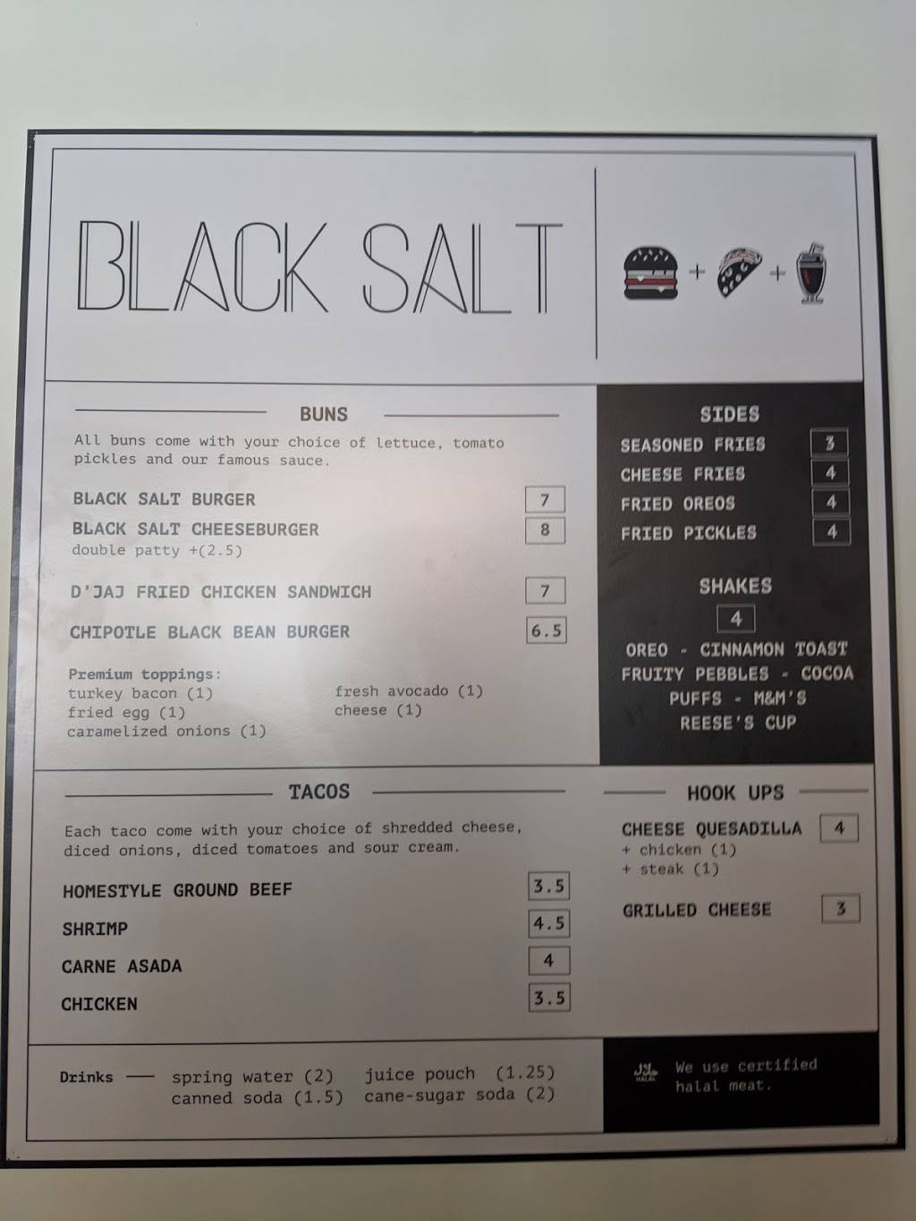 Black Salt | restaurant | 610 N Main St Suite A, Blacksburg, VA 24060, USA | 5404125112 OR +1 540-412-5112