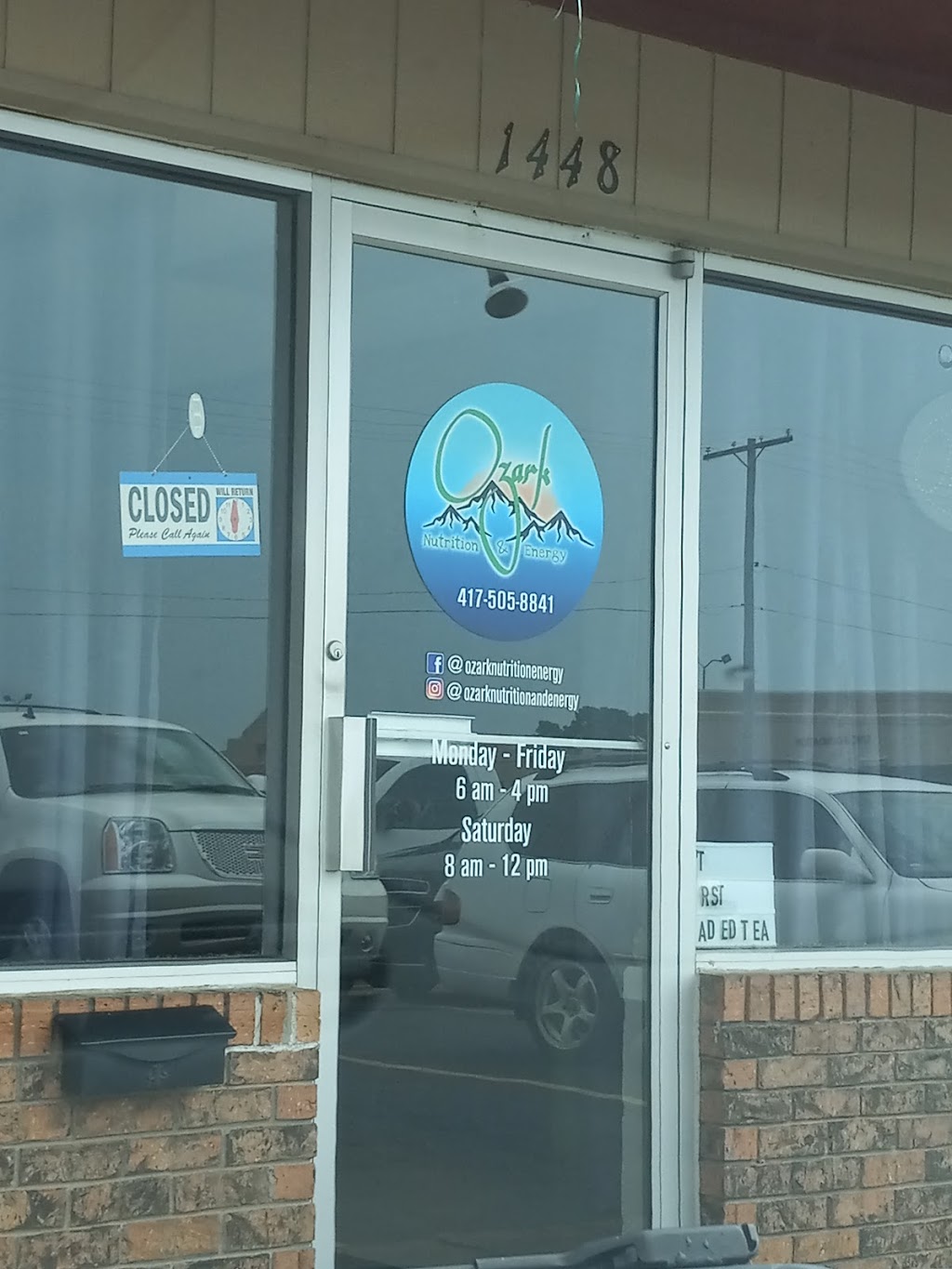 Ozark Nutrition & Energy | restaurant | 1448 W 8th St, West Plains, MO 65775, USA | 4175058841 OR +1 417-505-8841