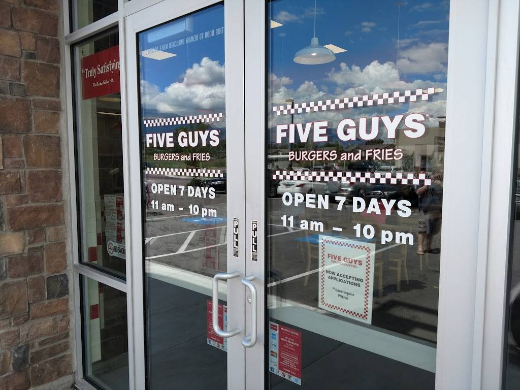 Five Guys | meal takeaway | 487 E 12300 S Suite A, Draper, UT 84020, USA | 8015715027 OR +1 801-571-5027