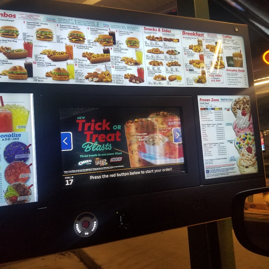 Sonic Drive-In | restaurant | 287 Whipple St, Prescott, AZ 86301, USA | 9287782338 OR +1 928-778-2338