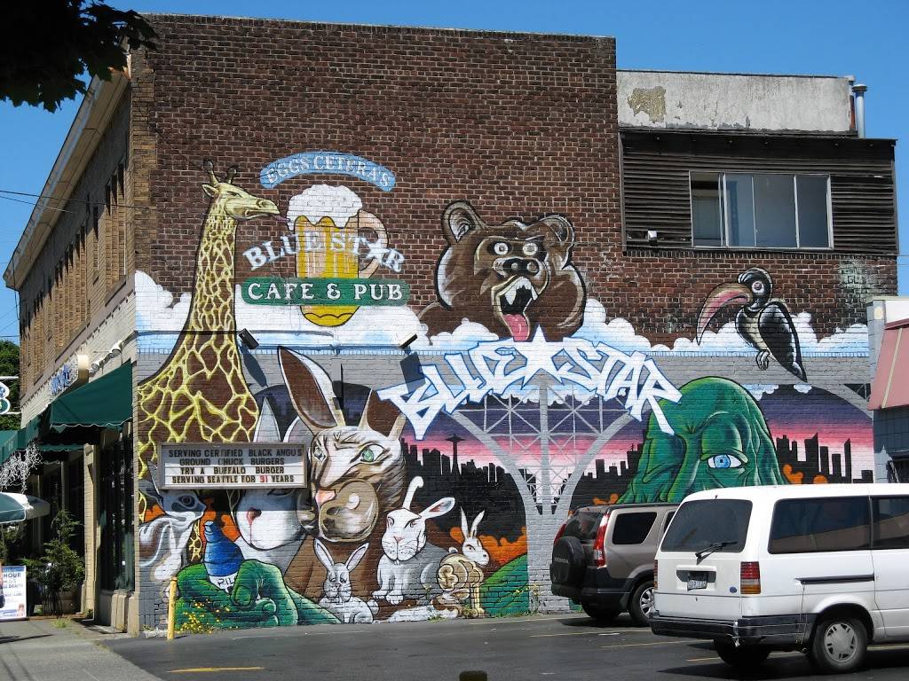 Blue Star Cafe & Pub | cafe | 4512 Stone Way N, Seattle, WA 98103, USA | 2065480345 OR +1 206-548-0345