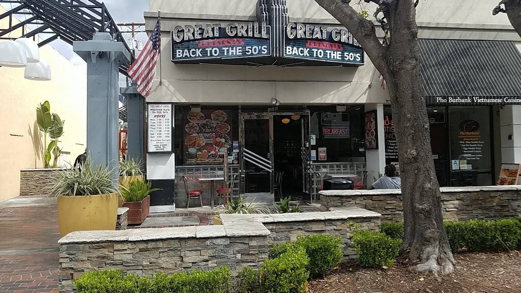 The Great Grill - Back to 50s | restaurant | 126 N San Fernando Blvd, Burbank, CA 91502, USA | 8185670060 OR +1 818-567-0060