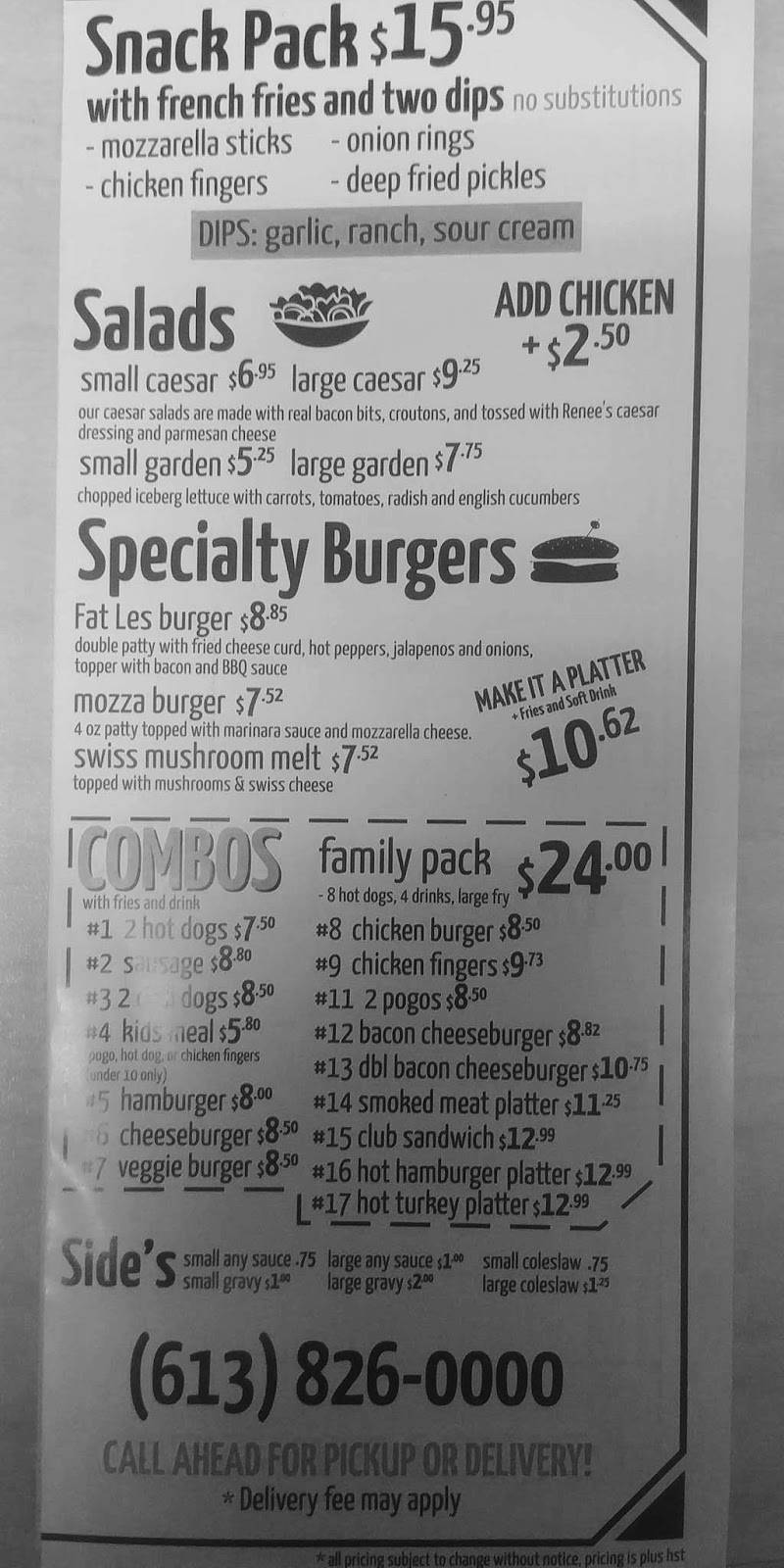 Fat Less Chip Stand | restaurant | 5657 Osgoode Main St, Osgoode, ON K0A 2W0, Canada | 6138260000 OR +1 613-826-0000