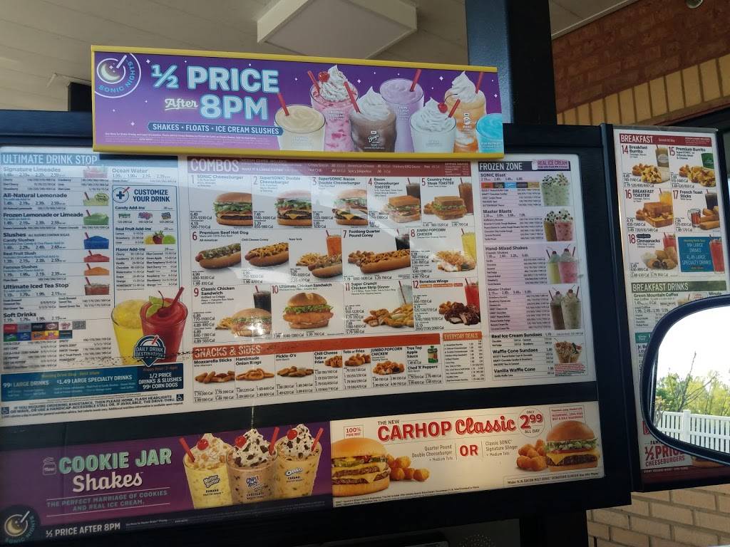 Sonic Drive-In | restaurant | 3790 S Houston Levee Rd, Collierville, TN 38017, USA | 9018533509 OR +1 901-853-3509