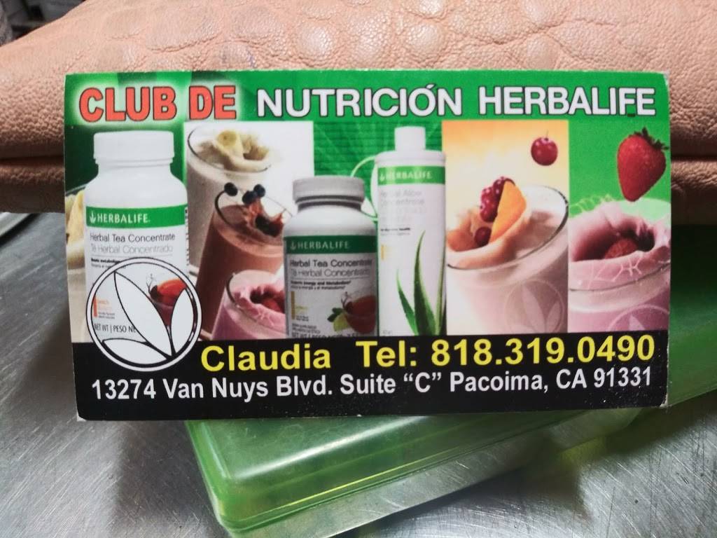 Club Nutritivo de Herbalife | restaurant | 13274 Van Nuys Blvd suite C, Pacoima, CA 91331, USA | 8183190490 OR +1 818-319-0490