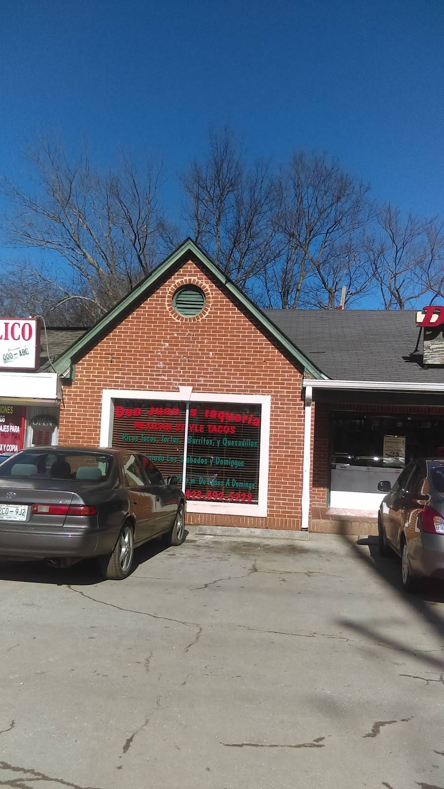 Don Juan Tienda Mexicana | restaurant | 6005 Ringgold Rd, East Ridge, TN 37412, USA | 4238925222 OR +1 423-892-5222