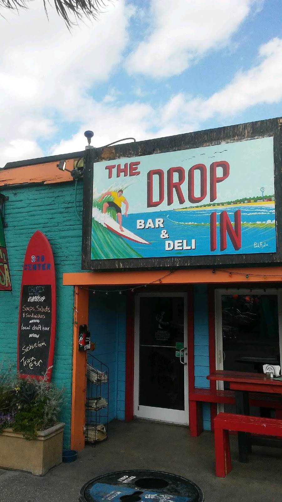 The Drop-In Bar & Deli | restaurant | 32 Center St # B, Folly Beach, SC 29439, USA | 8436330234 OR +1 843-633-0234
