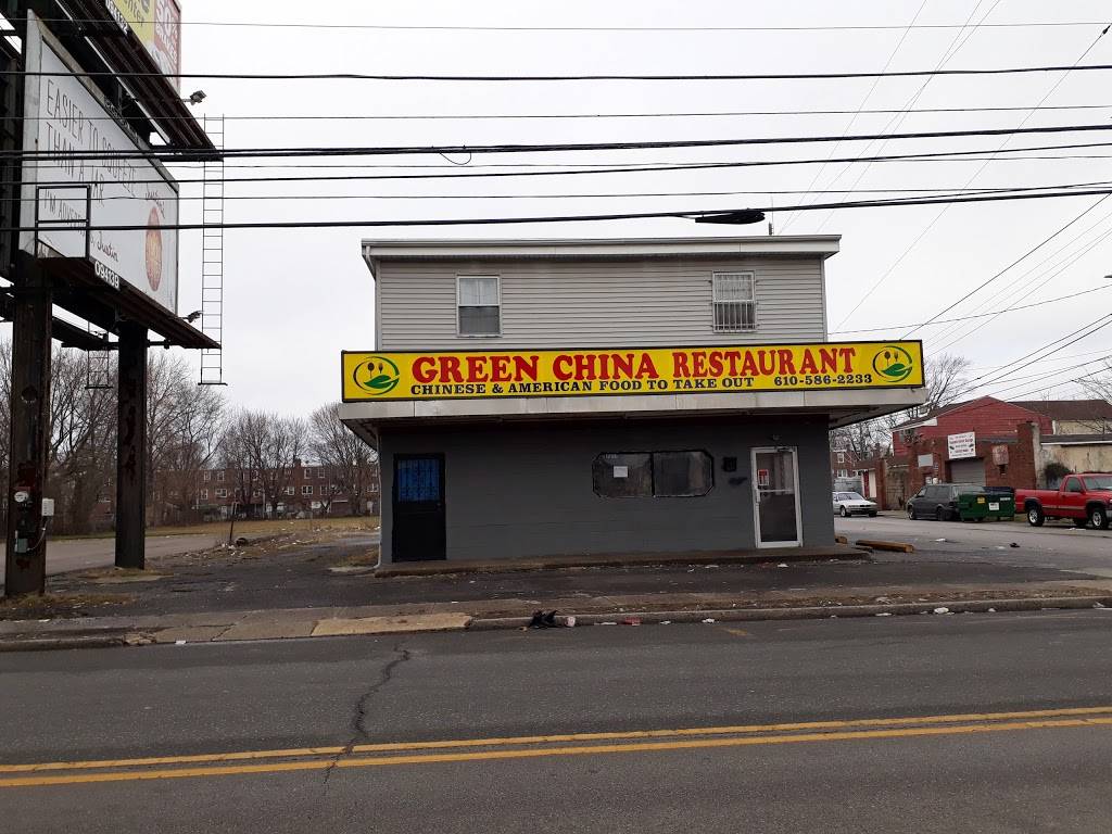 GREEN CHINA | restaurant | 221 N MacDade Blvd, Darby, PA 19023, USA | 6105862233 OR +1 610-586-2233