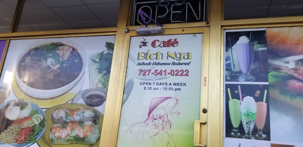 Cafe Bich Nga | restaurant | 5572 74th Ave, Pinellas Park, FL 33781, USA | 7275410222 OR +1 727-541-0222