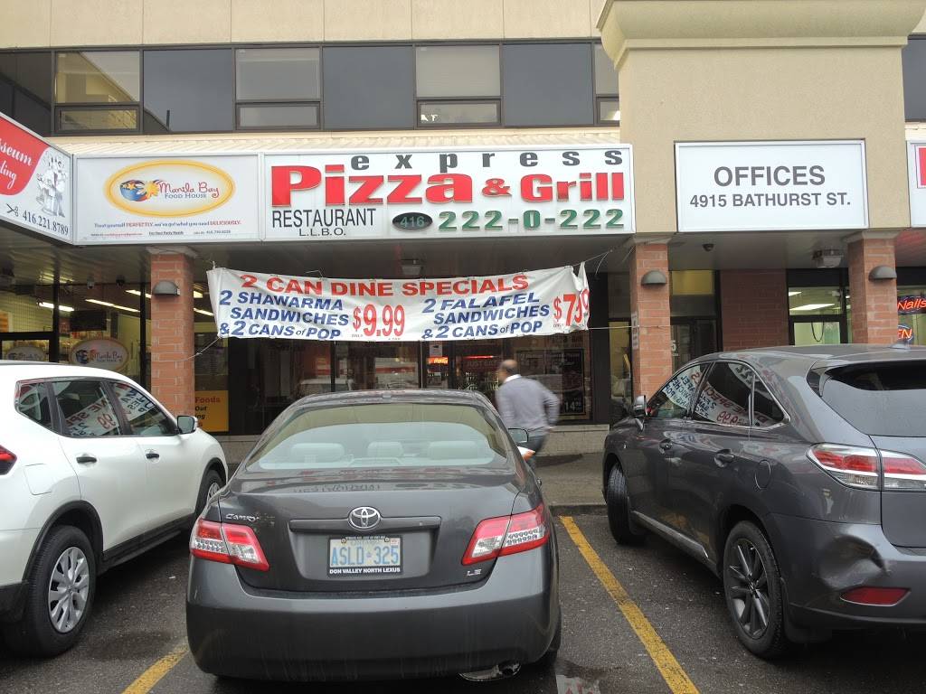 Express Pizza | meal delivery | 4917 Bathurst St, North York, ON M2R 1X8, Canada | 4162220222 OR +1 416-222-0222