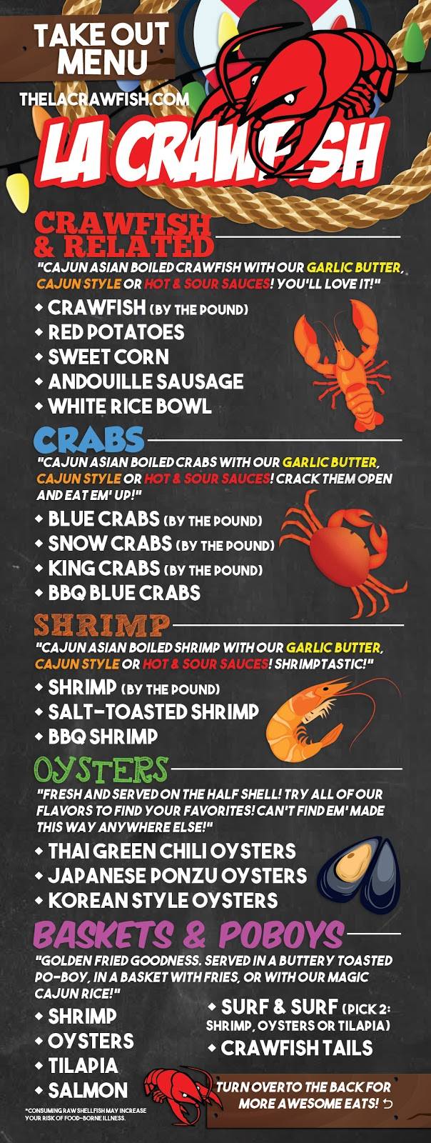 LA Crawfish - City Base Commons | restaurant | 2410 SE Military Dr, San Antonio, TX 78223, USA | 2104559444 OR +1 210-455-9444