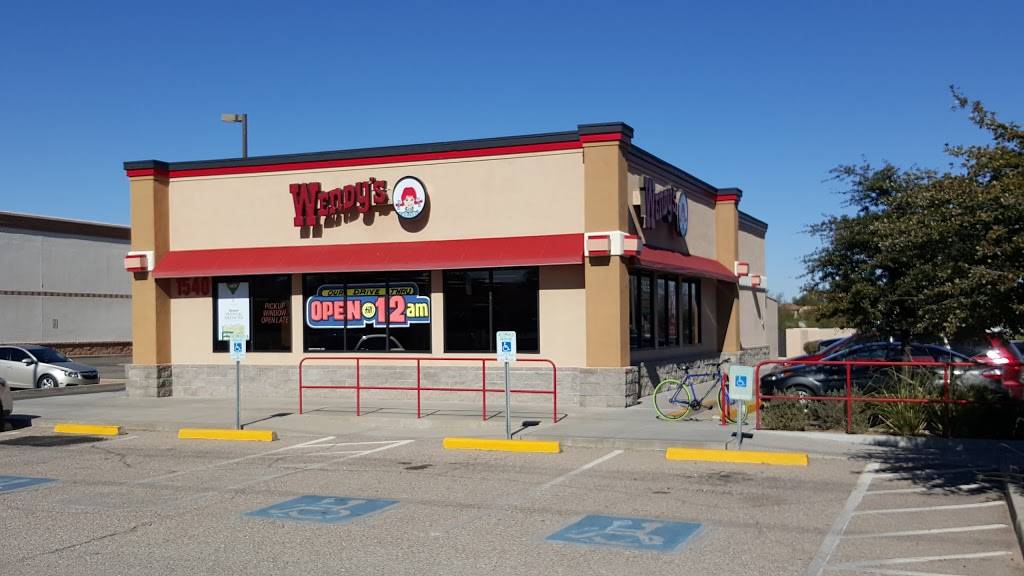 Wendys | restaurant | 1540 W Valencia Rd, Tucson, AZ 85746, USA | 5204349289 OR +1 520-434-9289