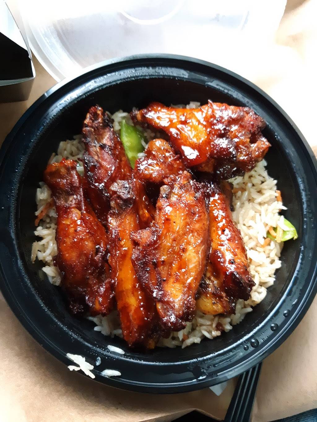 Bomb Wings & Rice Bar | restaurant | 2373 Whitney Ave, Hamden, CT 06518, USA | 2037455510 OR +1 203-745-5510