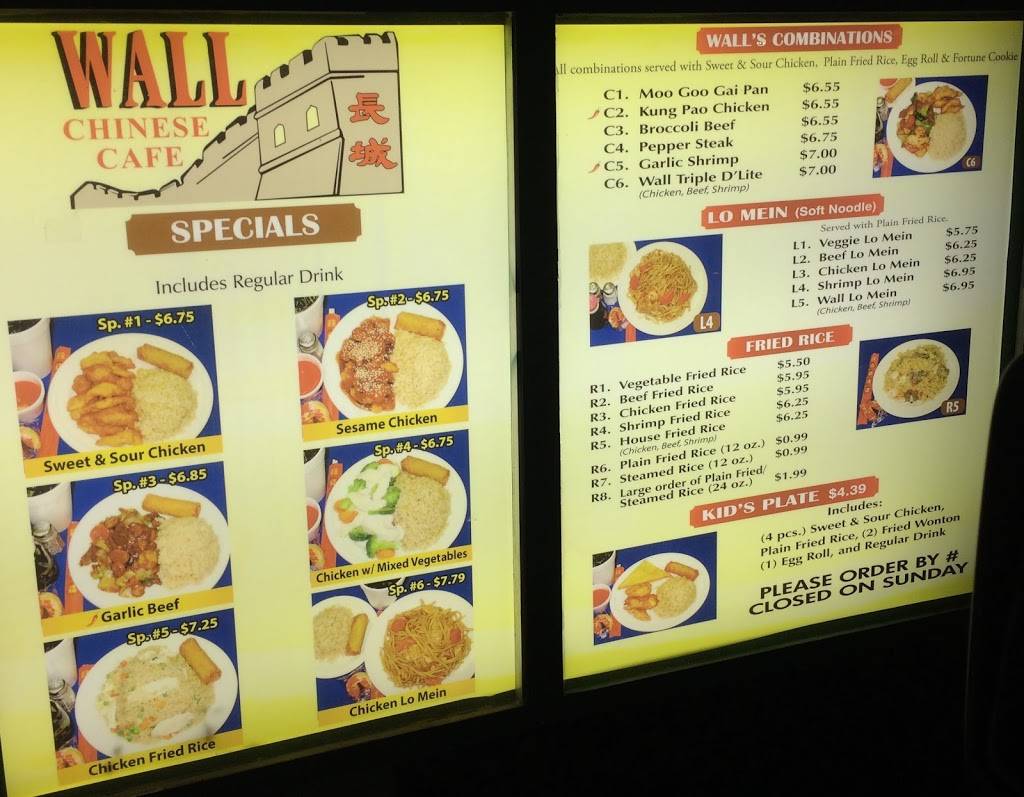 Wall Chinese Cafe | restaurant | 995 US-287 BYP, Waxahachie, TX 75165, USA | 9729372833 OR +1 972-937-2833