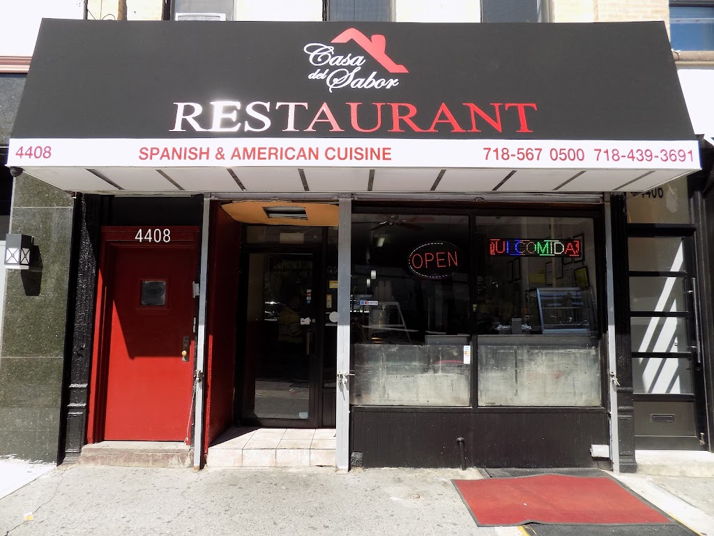 Casa Del Sabor Restaurant | restaurant | 4408 3rd Ave, Brooklyn, NY 11220, USA | 7185670500 OR +1 718-567-0500