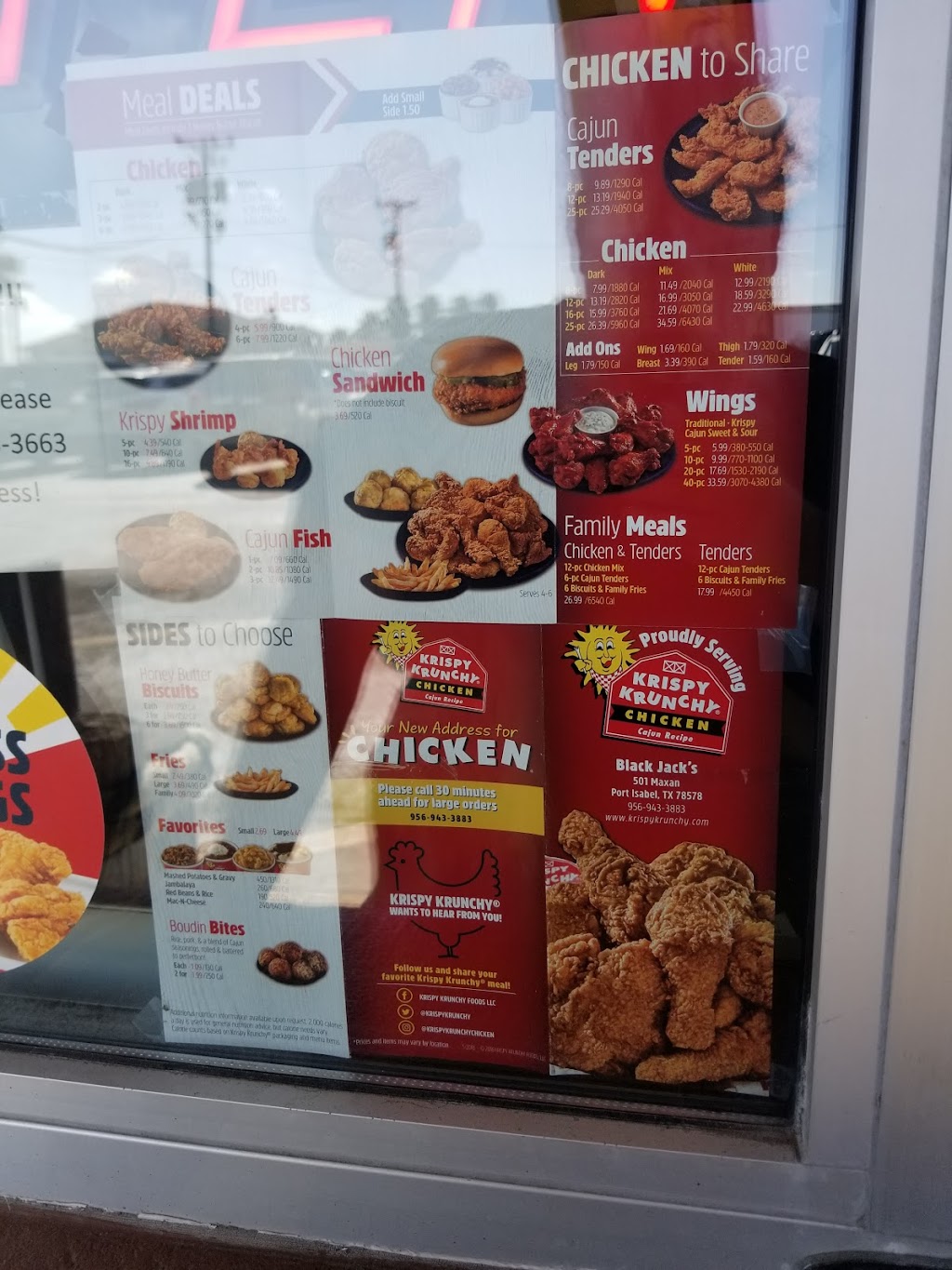 Krispy Krunchy Chicken | restaurant | 501 E Maxan St, Port Isabel, TX 78578, USA | 9569433883 OR +1 956-943-3883