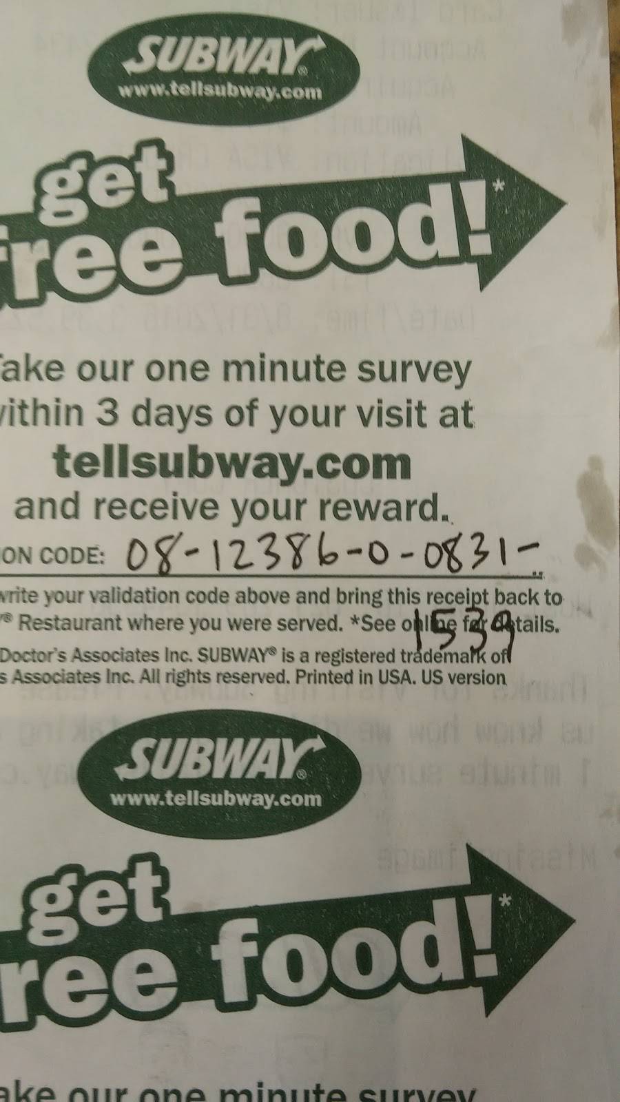 Subway | restaurant | 13311 W 10 Mile Rd, Oak Park, MI 48237, USA | 2485841837 OR +1 248-584-1837