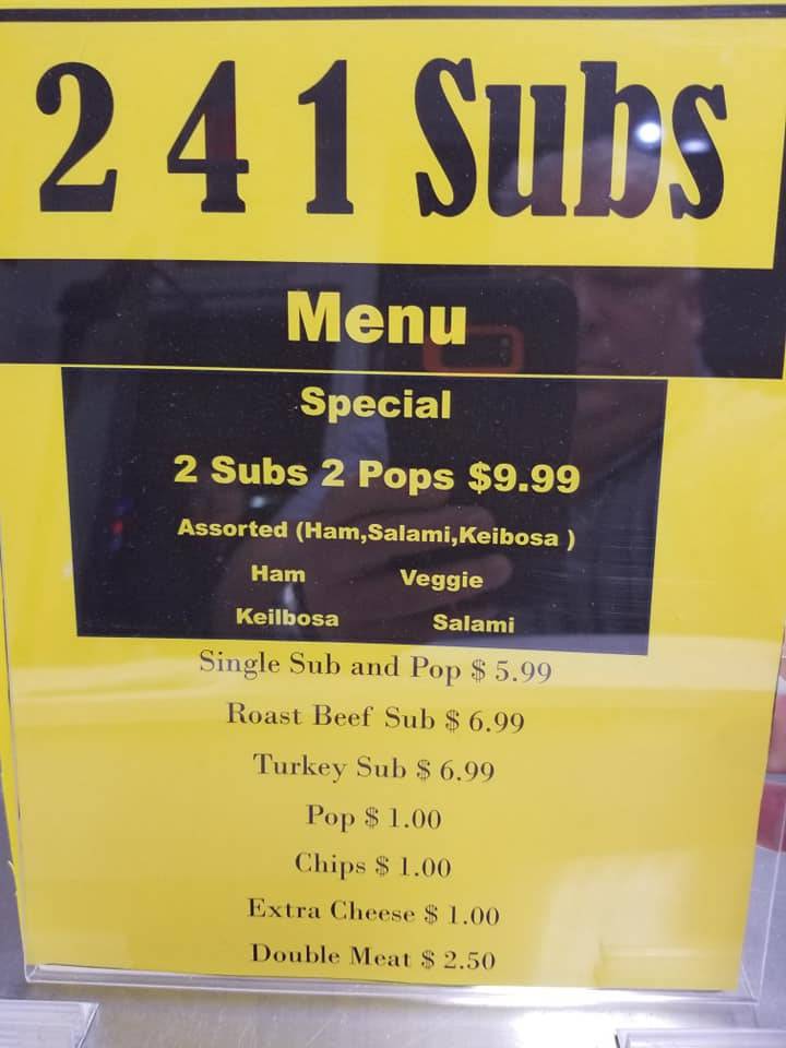 241 Subs | restaurant | 5983 Lundys Ln, Niagara Falls, ON L2G 1T2, Canada | 2899698299 OR +1 289-969-8299